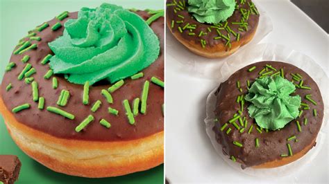dunkin donuts mintal|Dunkin' Donuts New Mint Chocolate Doughnuts: Taste Test .